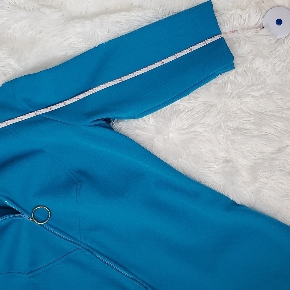 VINTAGE Mini Mod Dress Euc in Teal Small - Picture 7 of 7